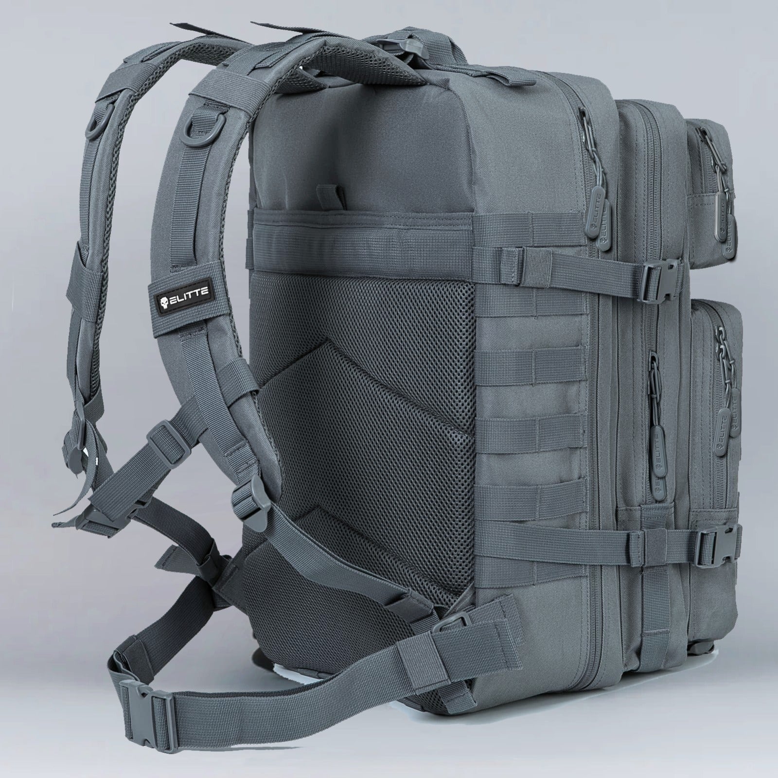 Mochila Elitte Combat (50L) - Cinza Shark