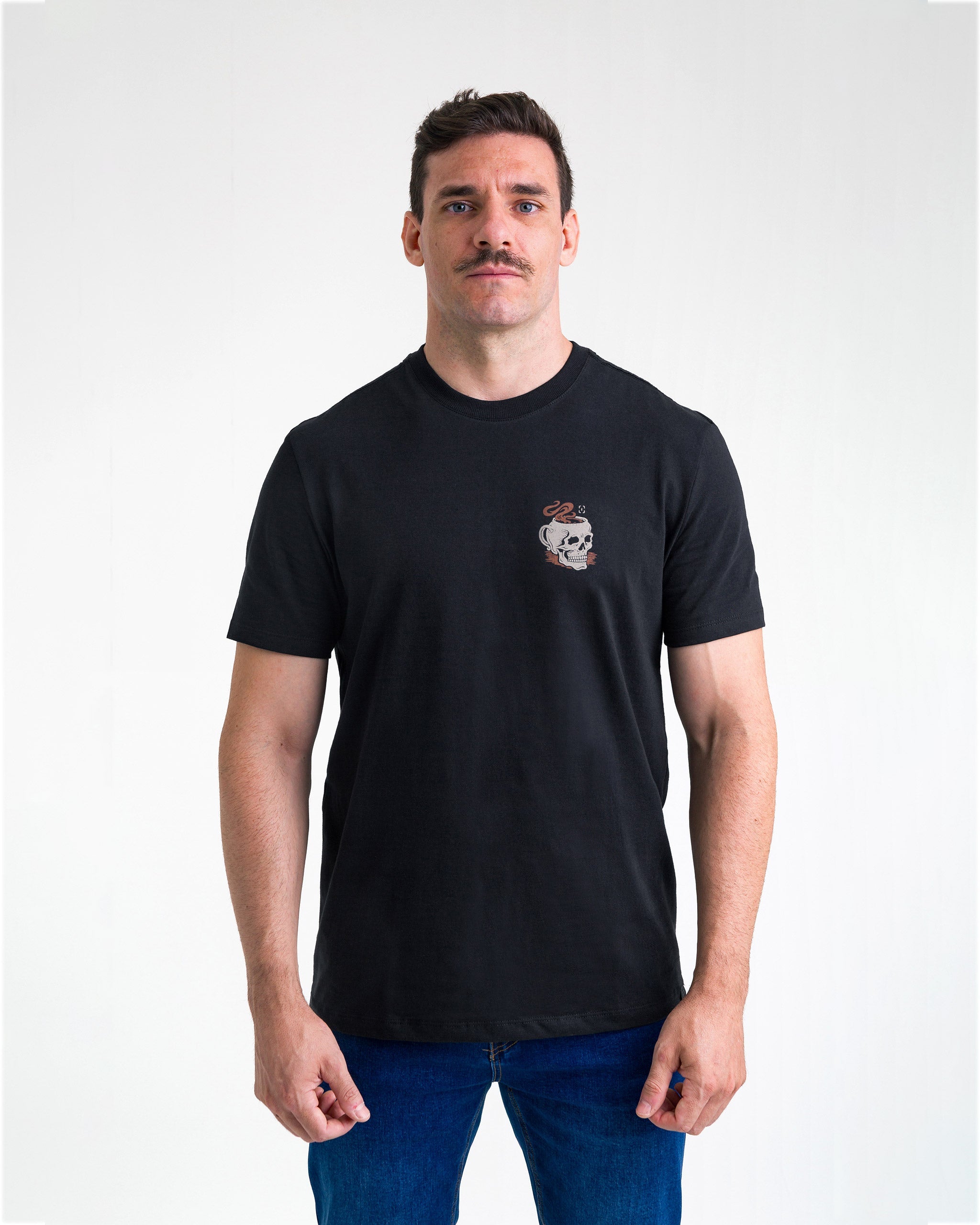 Camiseta Concept Give Me Coffee Masculina - Preta