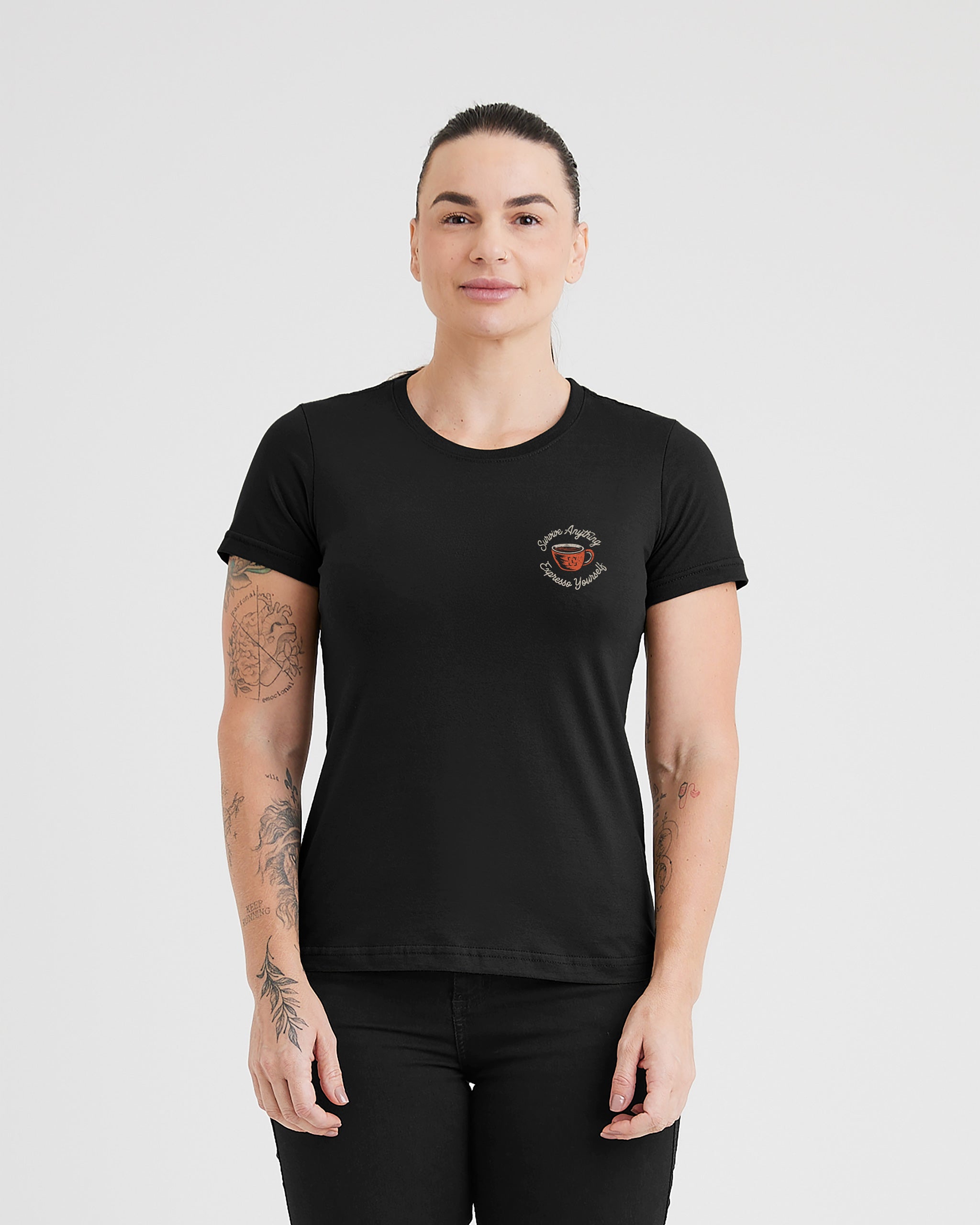 Camiseta Concept Expresso Yourself Feminina - Preta