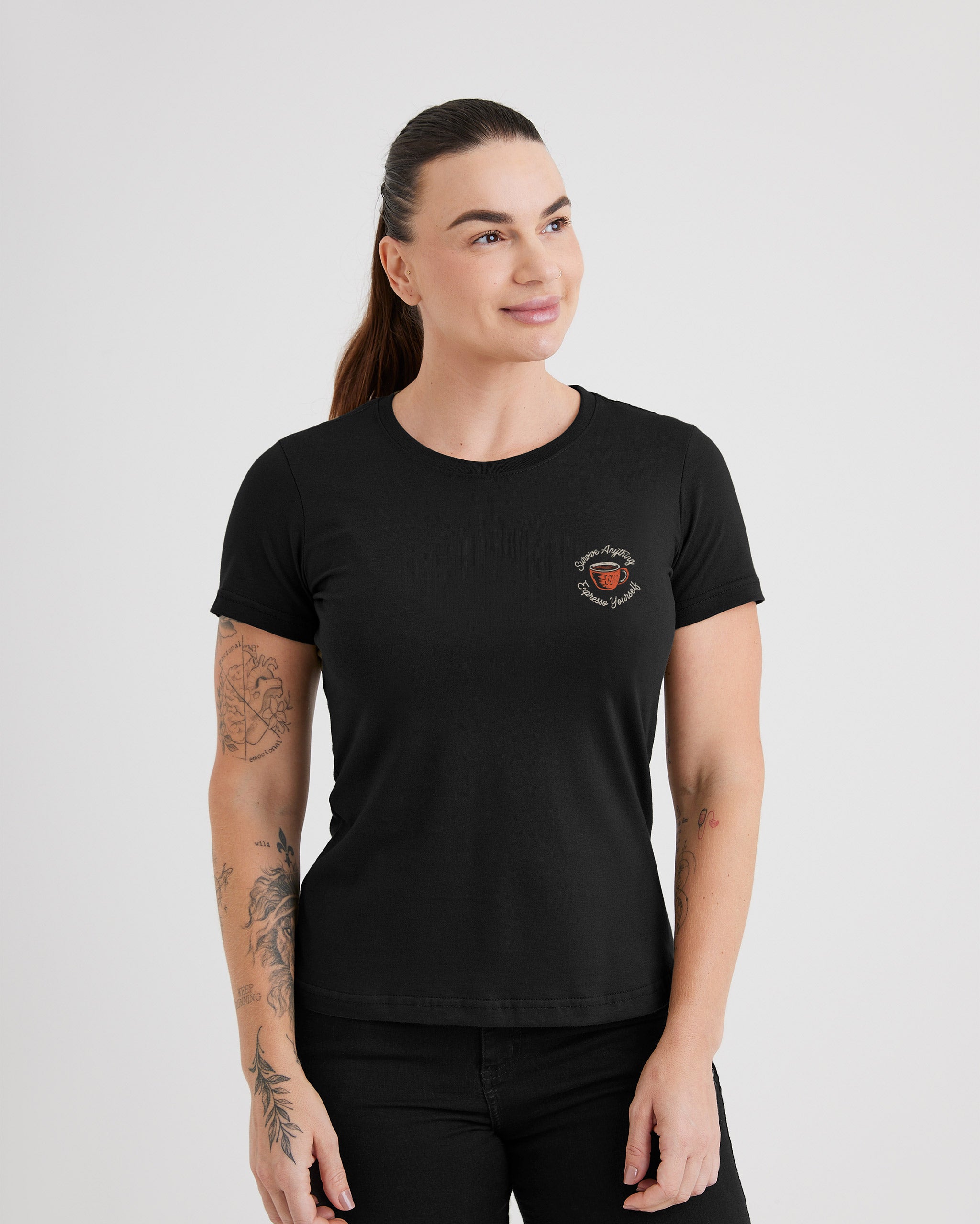 Camiseta Concept Expresso Yourself Feminina - Preta