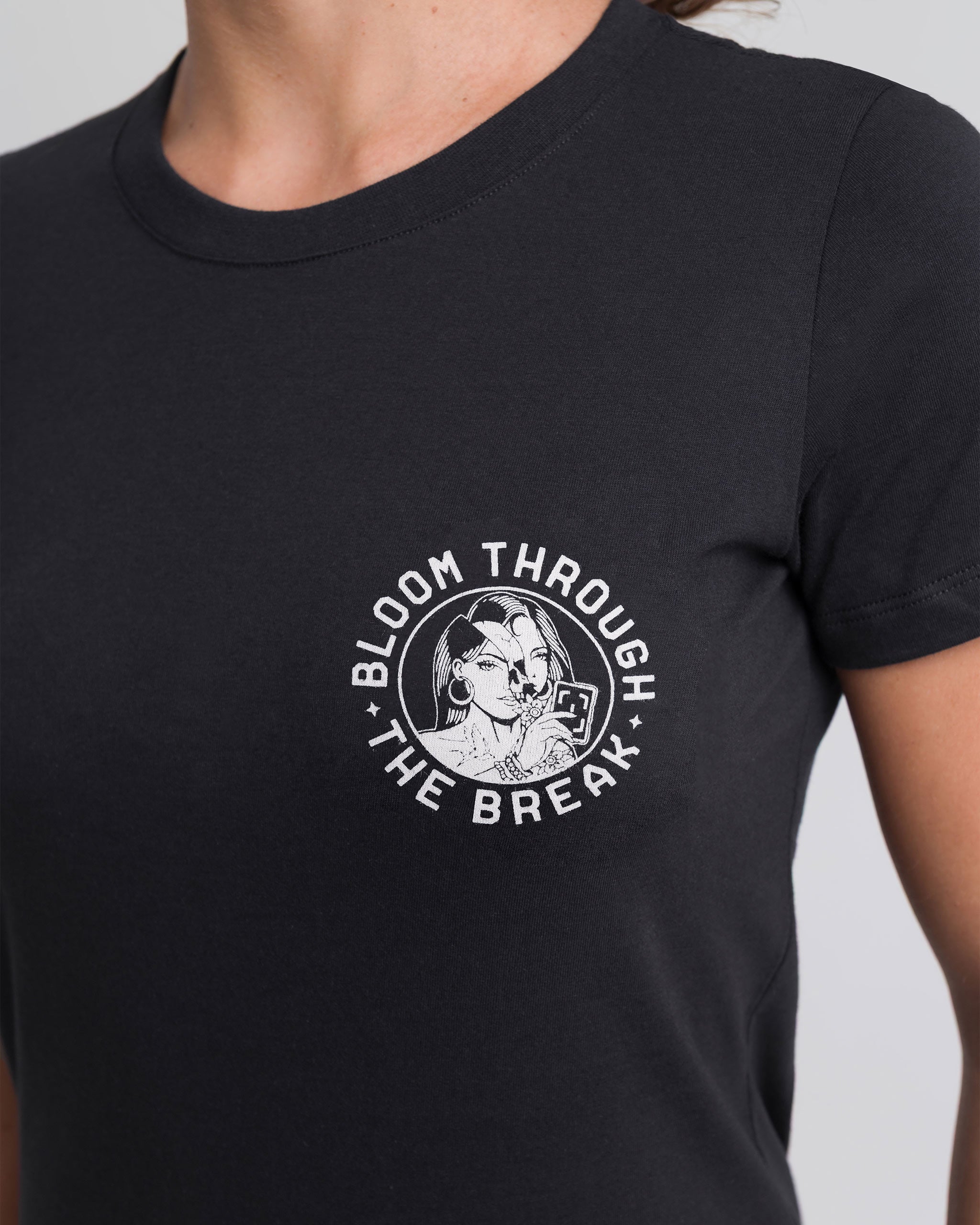 Camiseta Concept Bloom Feminina - Preta
