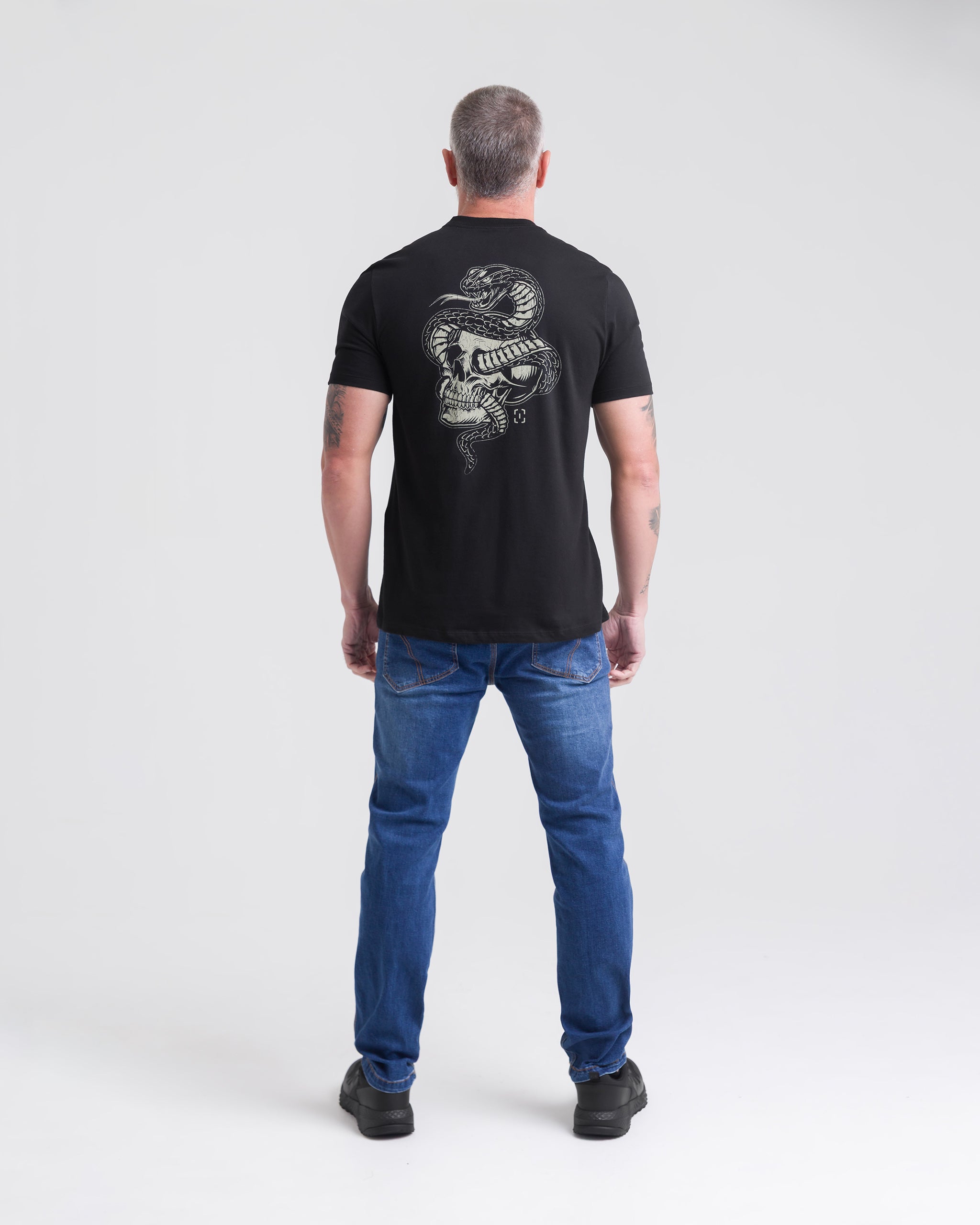 Camiseta Concept Snake In Command Masculina - Preta