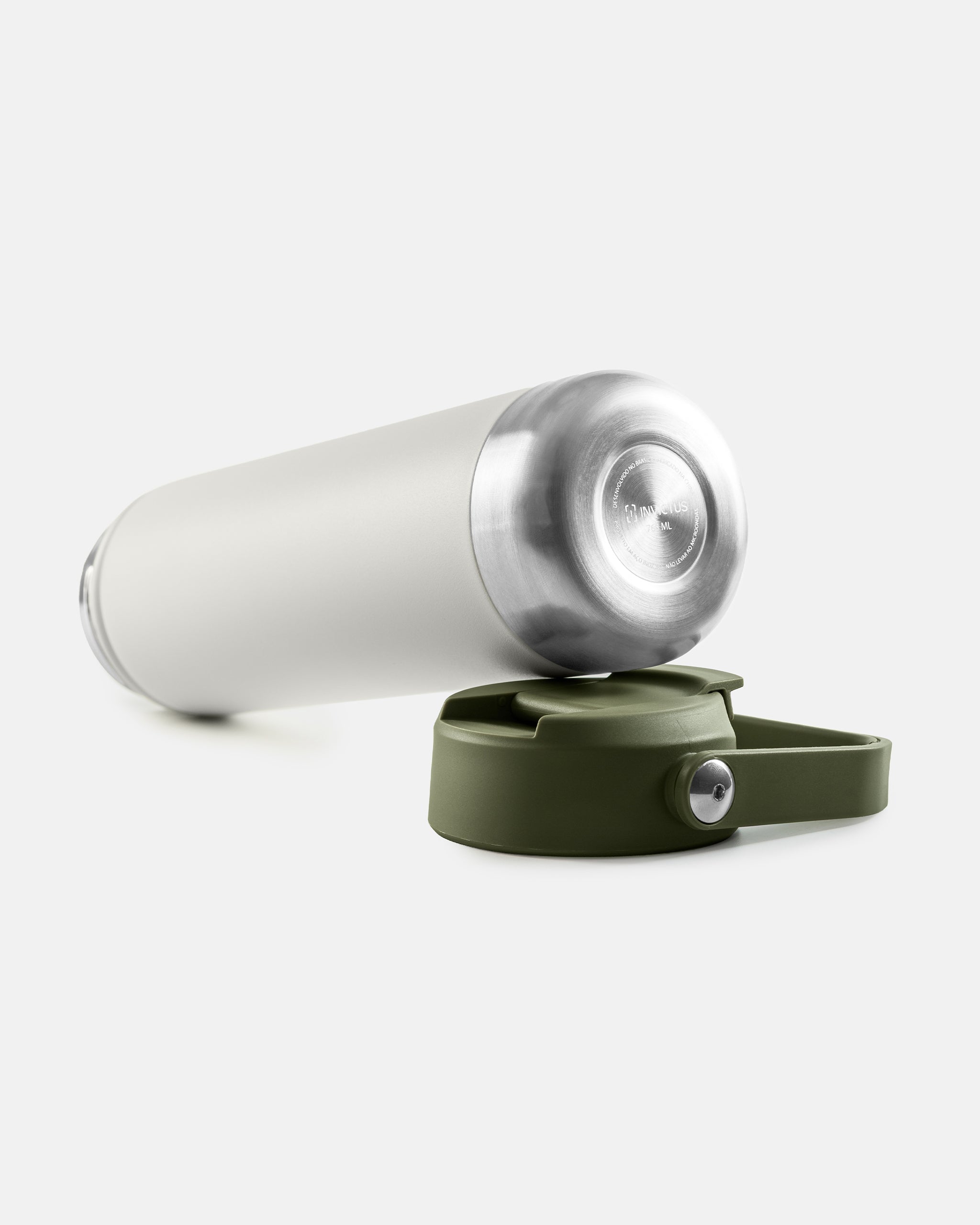 Garrafa Térmica Fieldborn 768 ml - Verde e Tan