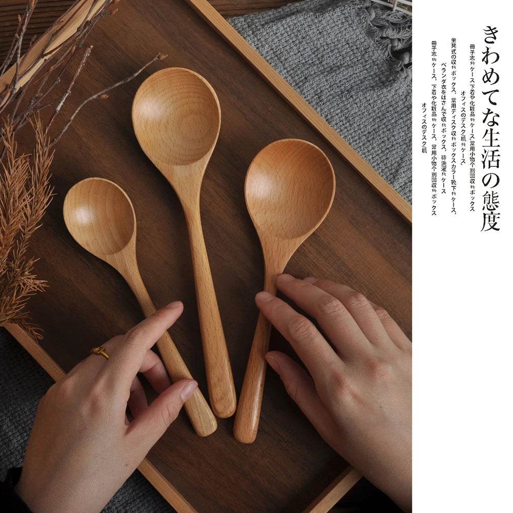 Colher de Pau Japonesa para Cozinha - Haustter