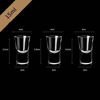 Copos e Taças para Shot com Jarra de Vidro com Folha Dourada - Haustter