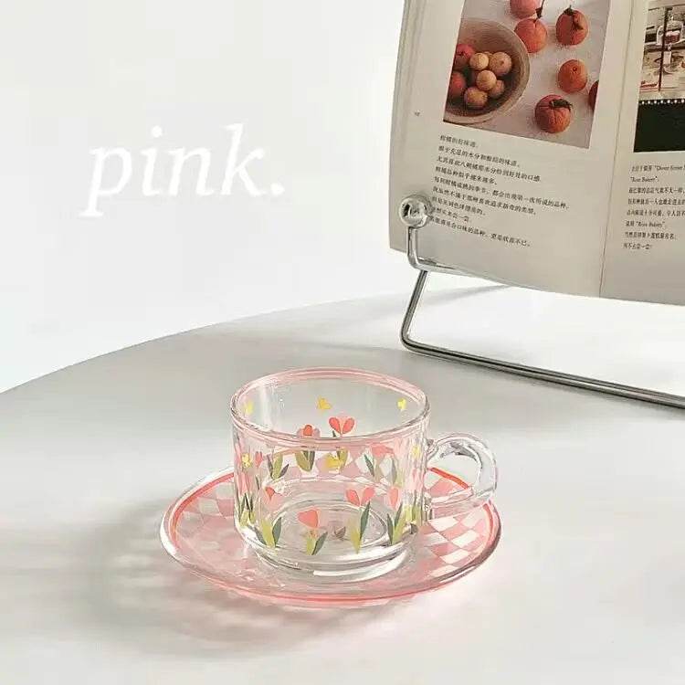 Conjunto de Xícara e Pires de Café Coreano - Haustter