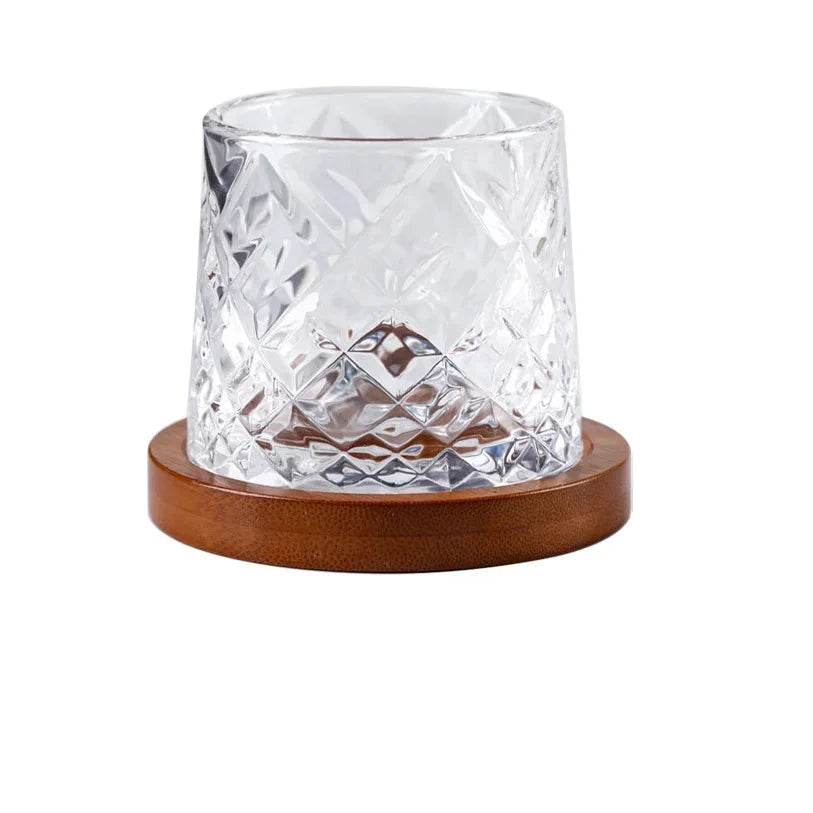 Copo de Whisky Rotativo com Base - Haustter