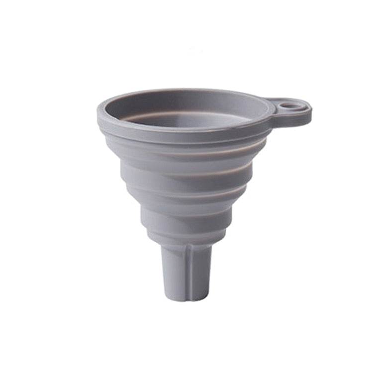 Funil Dobrável de Silicone para Cozinha - Economize Espaço e Evite Sujeira | Haustter