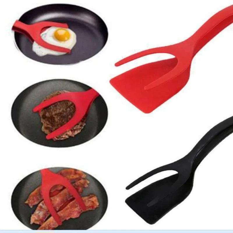 Espátula-Pegador de Silicone Versátil para Omeletes e Panquecas 2 em 1 - Haustter