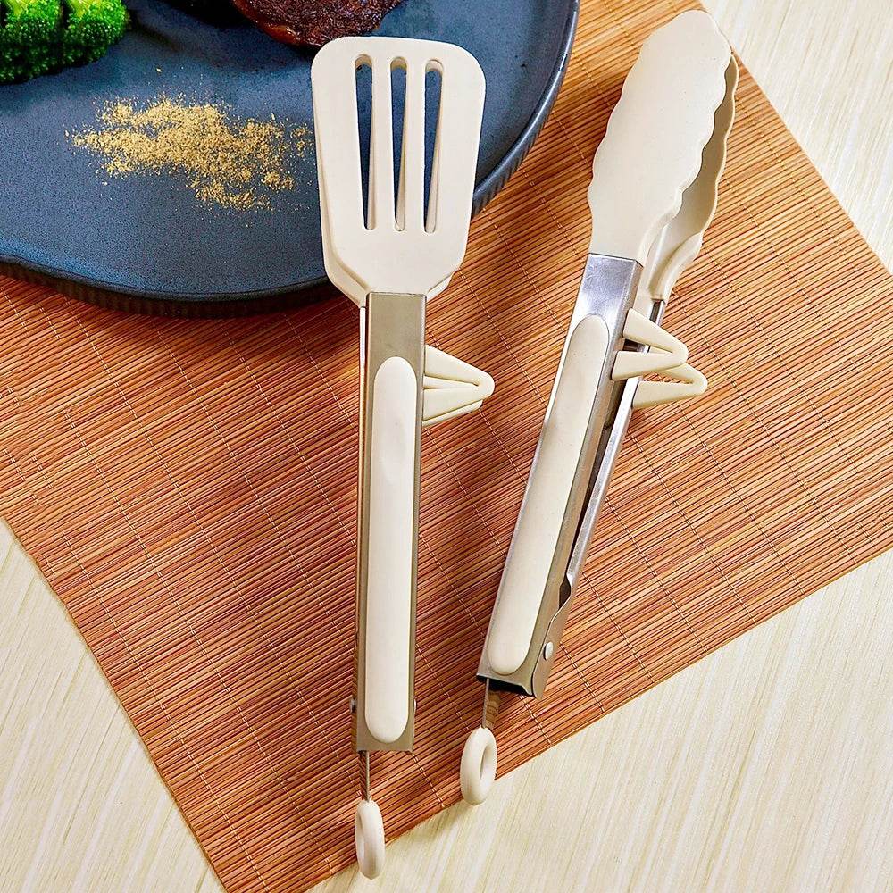 Pegador de Silicone e Aço Inoxidável para Cozinha e Churrasco - Haustter