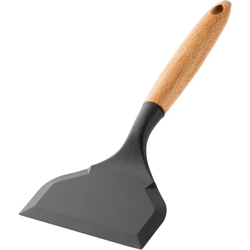 Espátula de Silicone com Cabo de Madeira - Haustter