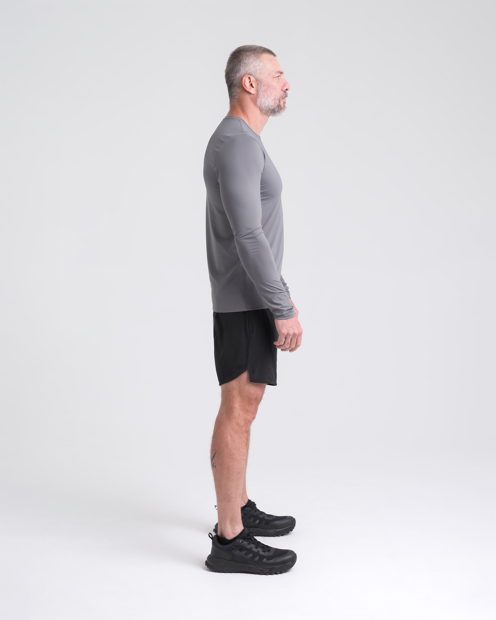 Blusa Segunda Pele Shade Masculina - Cinza