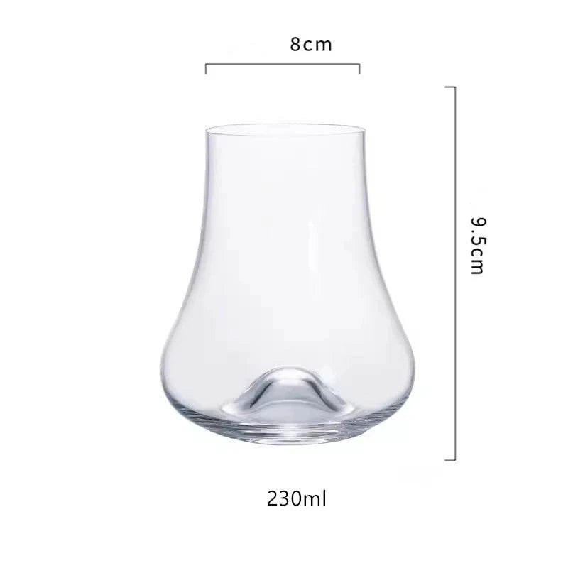 Copo Nosing de Vidro com Fundo Côncavo para Whisky e Destilados - Haustter