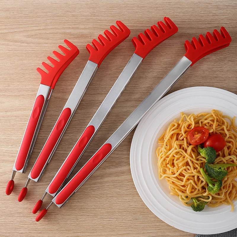 Pegador de Silicone e Inox Pegador para Alimentos - Haustter