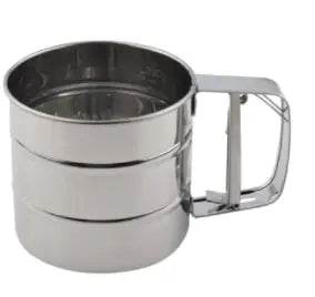 Peneira de Farinha em Aço Inox com Gatilho - Haustter