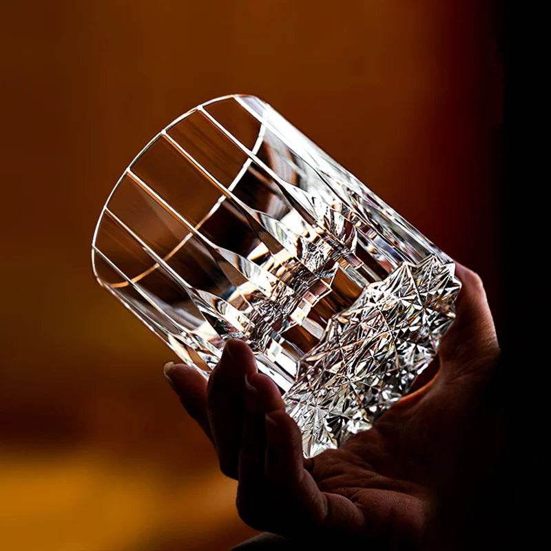 Copo de Whisky Luxuoso com Efeito Kaleidoscópio - Haustter