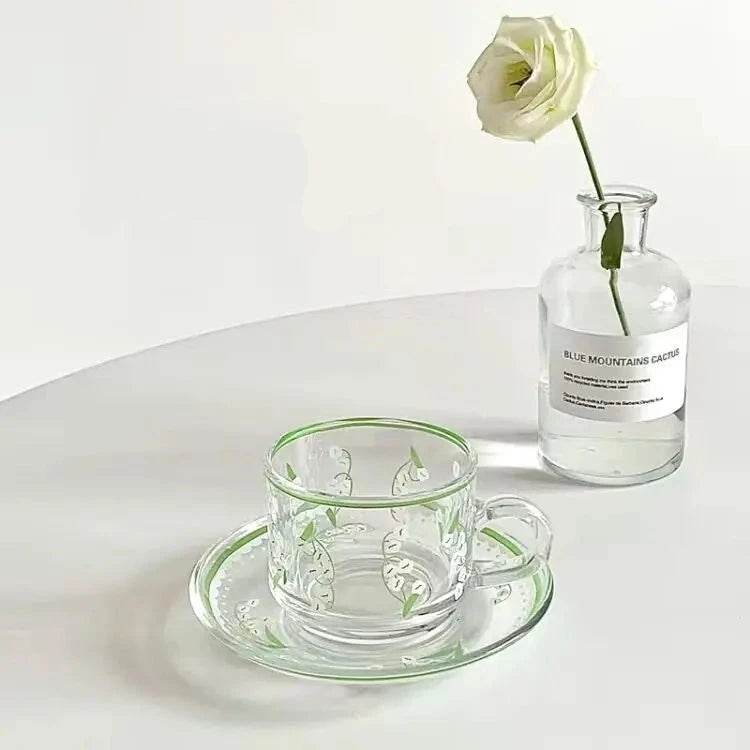 Conjunto de Xícara e Pires de Café Coreano - Haustter
