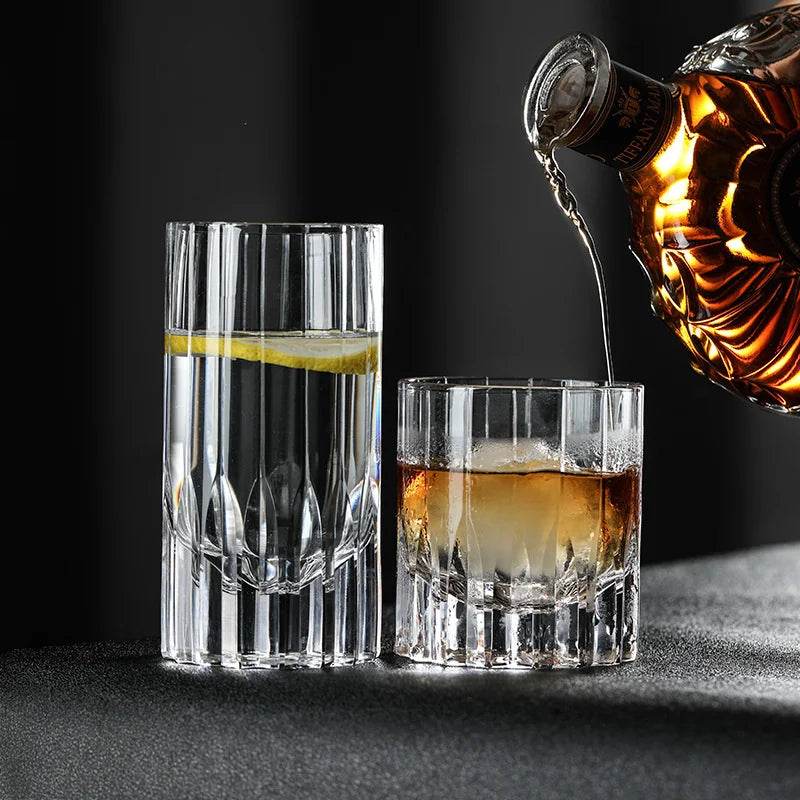 Copo de Whisky Luxuoso com Efeito Kaleidoscópio - Haustter