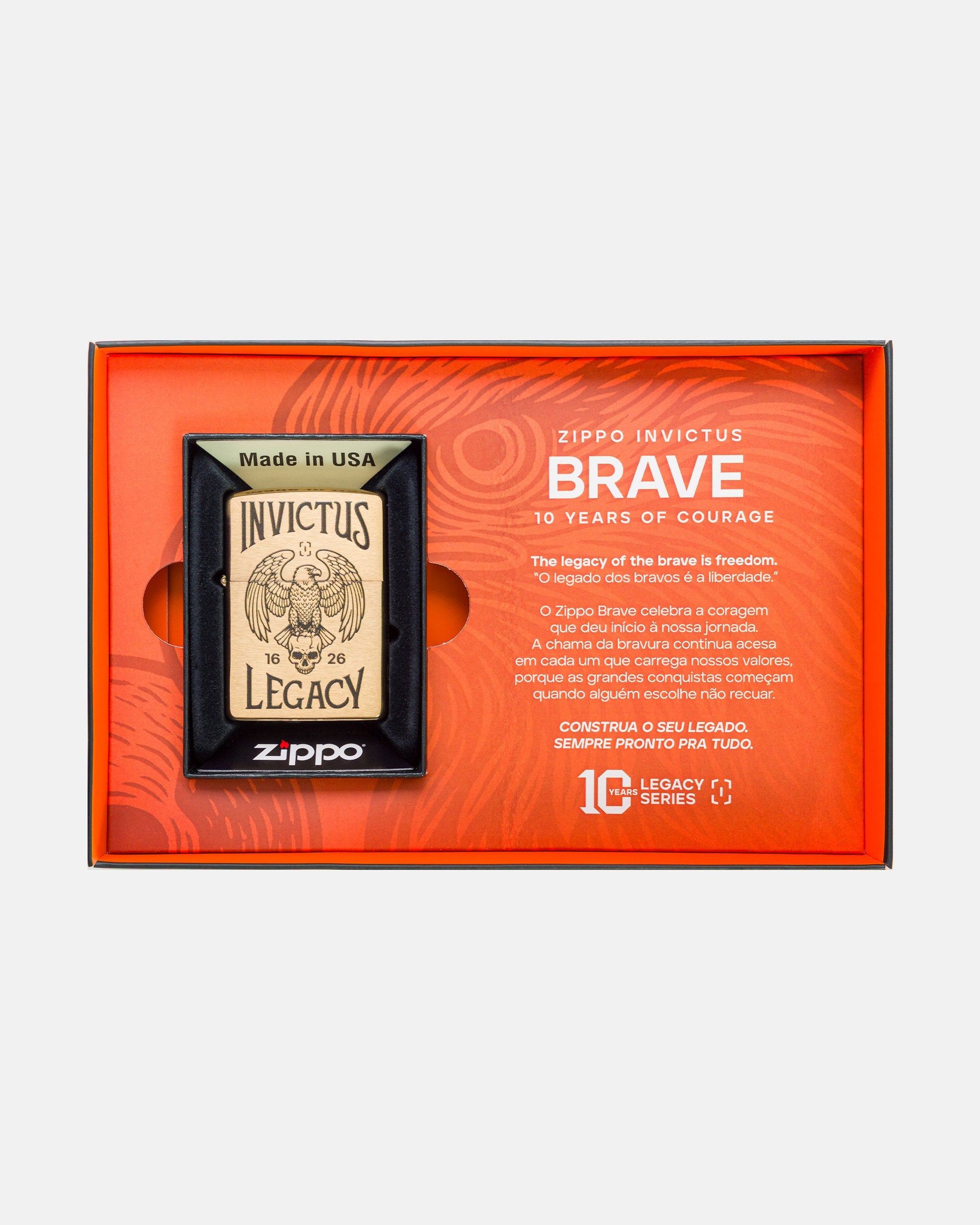 Zippo Invictus Brave - 10 Years of Courage