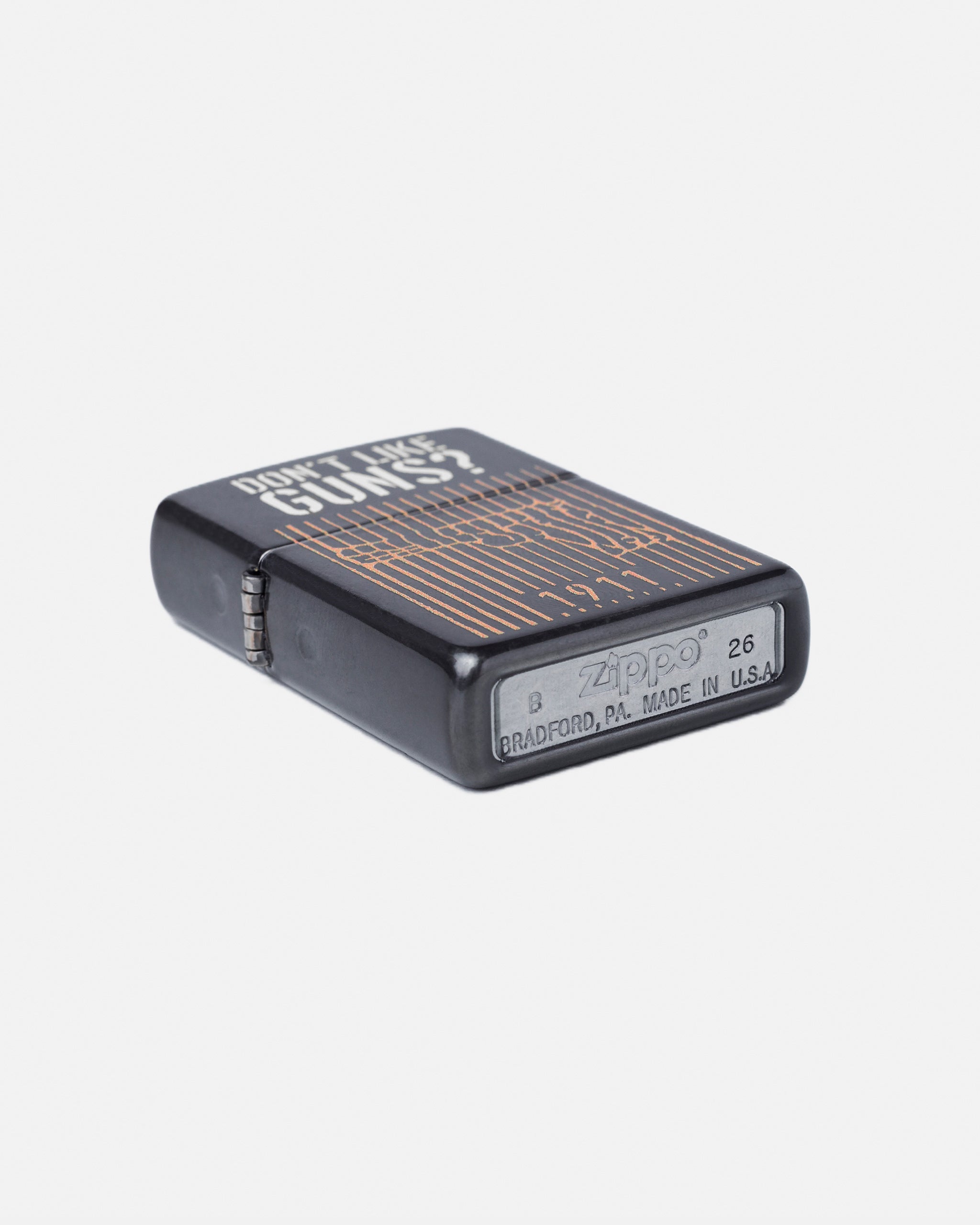 Zippo Invictus Don't Like Guns - Edição Limitada