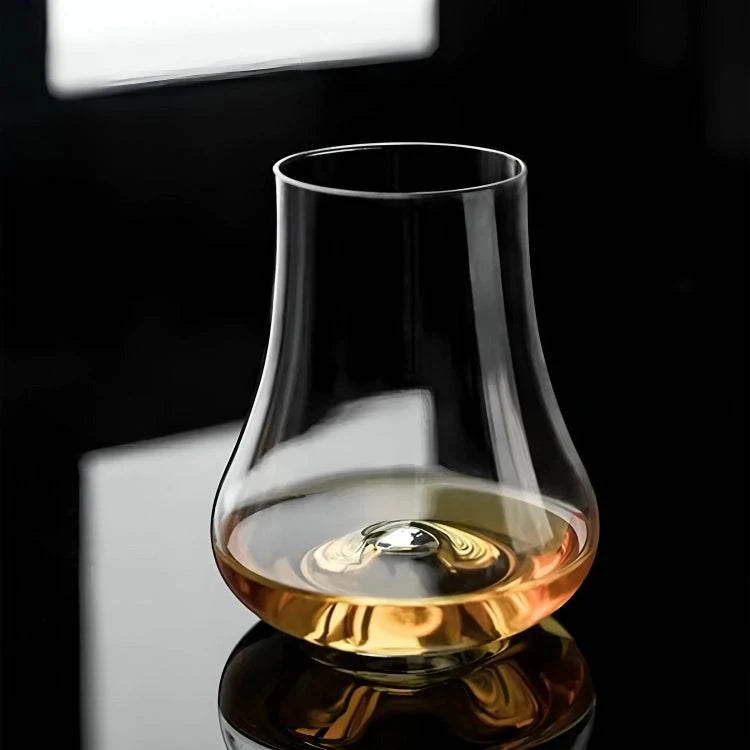 Copo Nosing de Vidro com Fundo Côncavo para Whisky e Destilados - Haustter