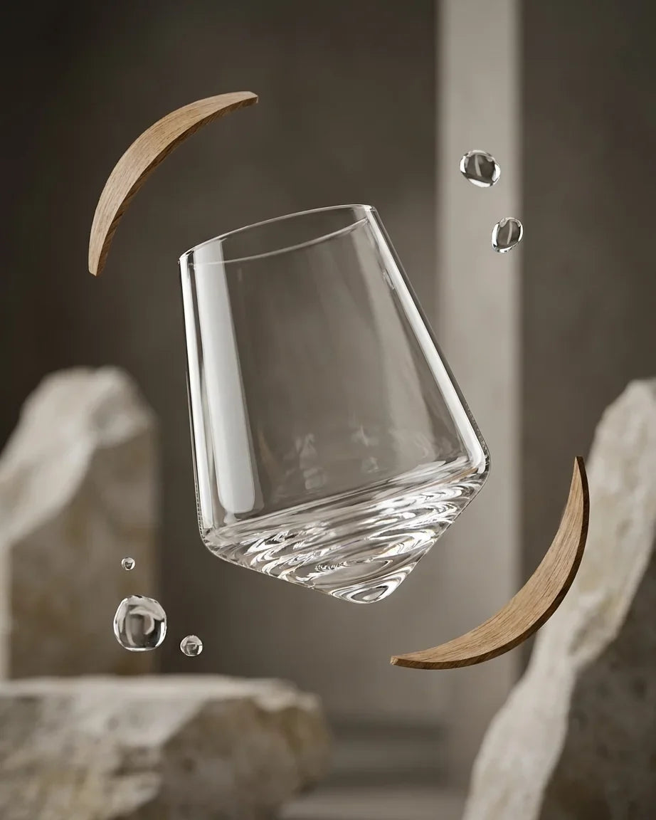 Copo Rotativo de Vidro 530ml para Whisky e Drinks - Haustter