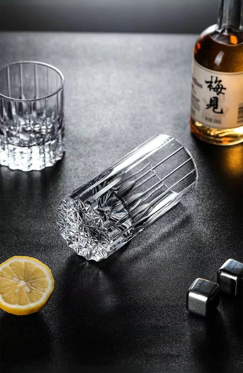 Copo de Whisky Luxuoso com Efeito Kaleidoscópio - Haustter