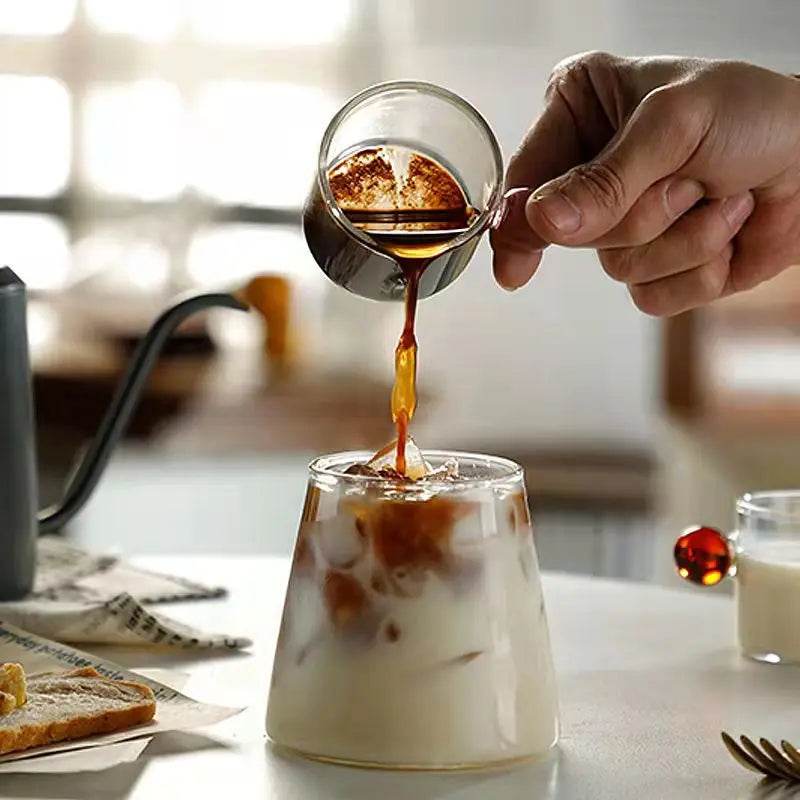 Copo para Espresso em Vidro Borossilicato com Alça Esfera 100ml