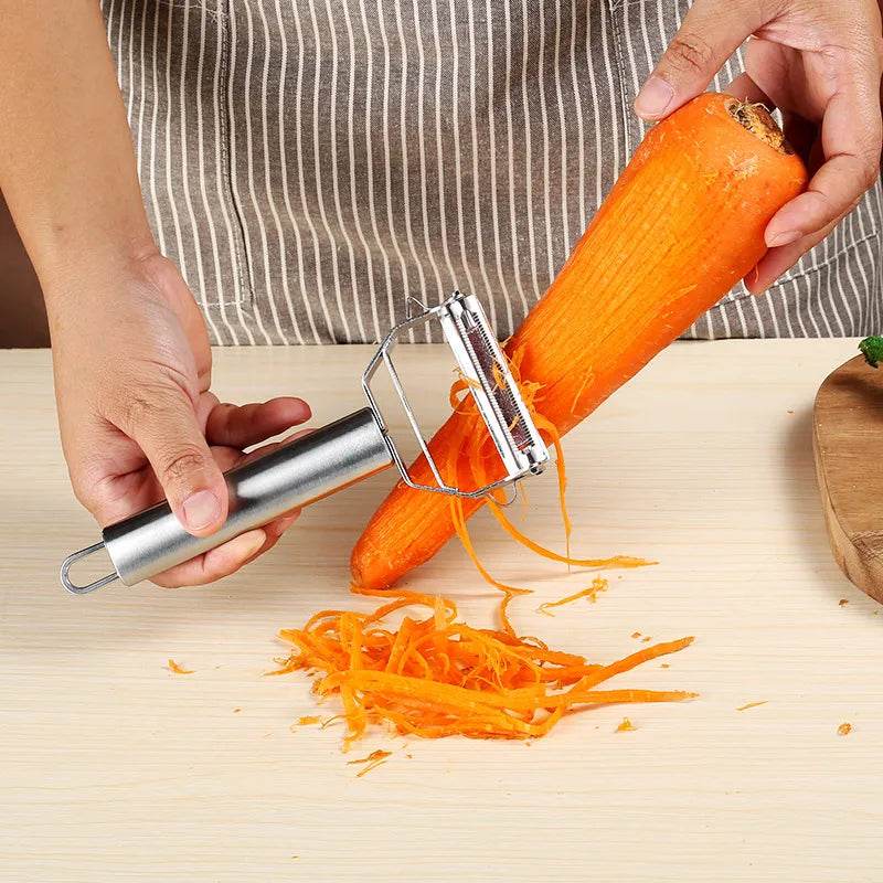 Descascador 4 em 1 de Aço Inoxidável para Frutas e Verduras | Haustter