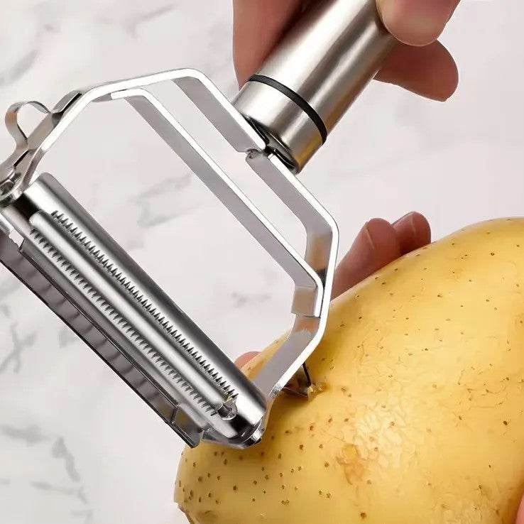 Descascador 4 em 1 de Aço Inoxidável para Frutas e Verduras | Haustter
