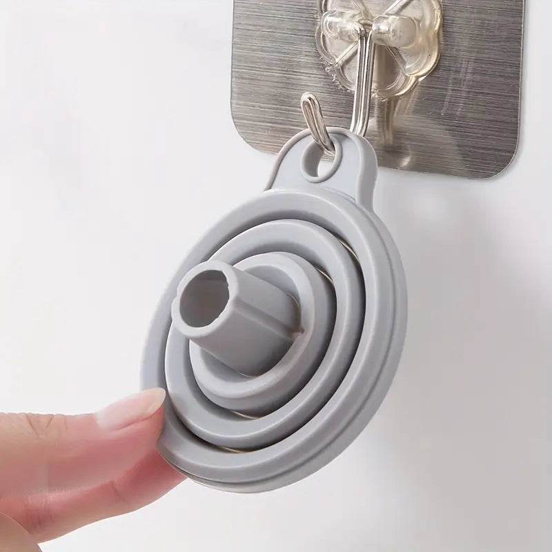 Funil Dobrável de Silicone para Cozinha - Economize Espaço e Evite Sujeira | Haustter