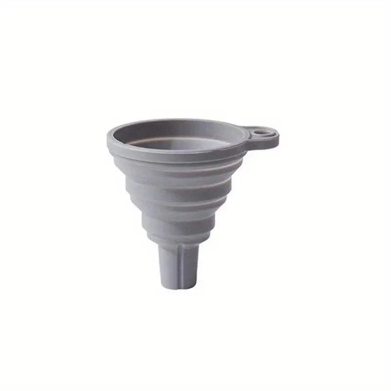 Funil Dobrável de Silicone para Cozinha - Economize Espaço e Evite Sujeira | Haustter