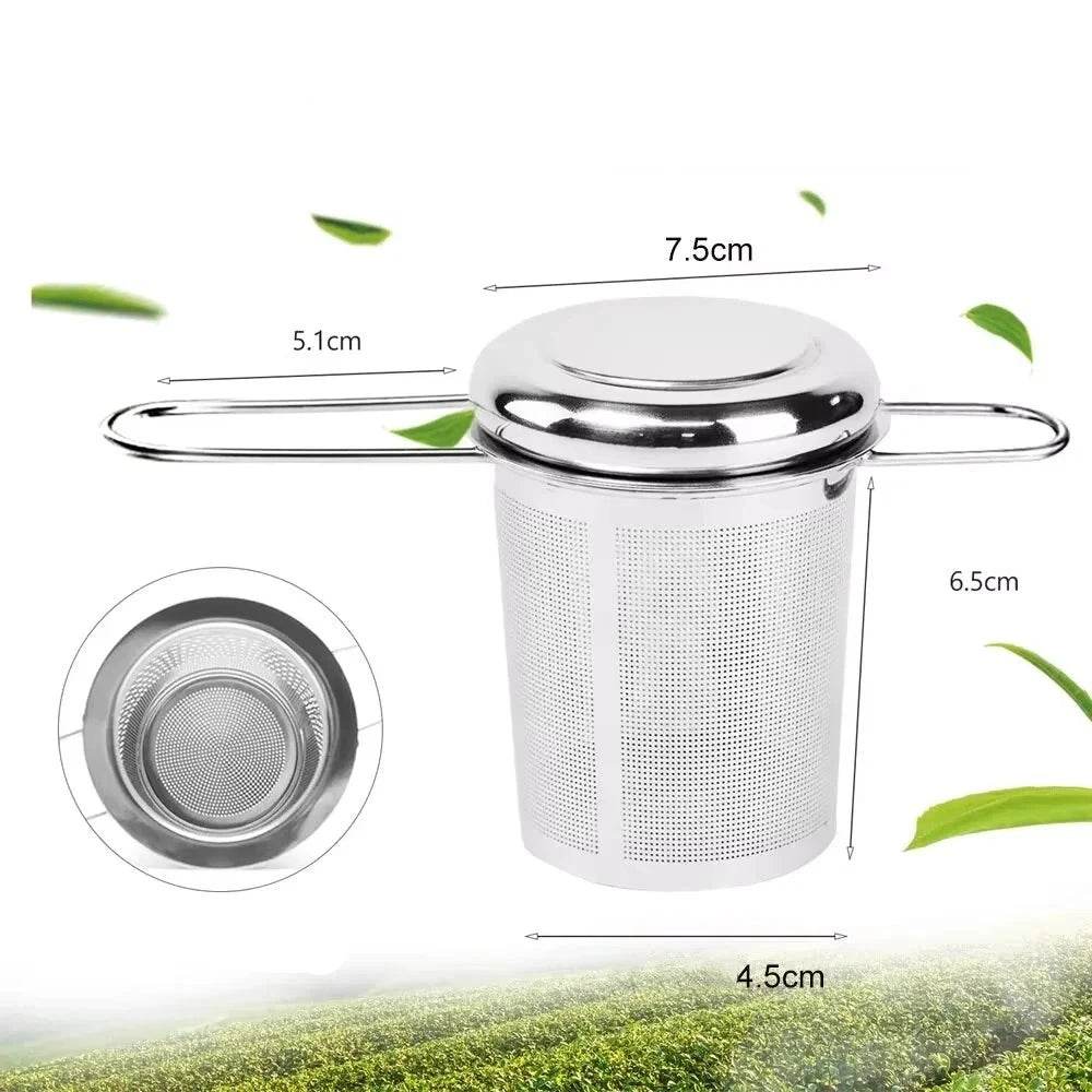 Infusor de Chá em Aço Inoxidável com Filtro - Haustter