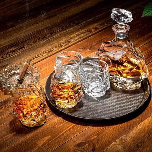 Kit Maestoso de Luxo – Decantador e Copo para Whisky | Haustter