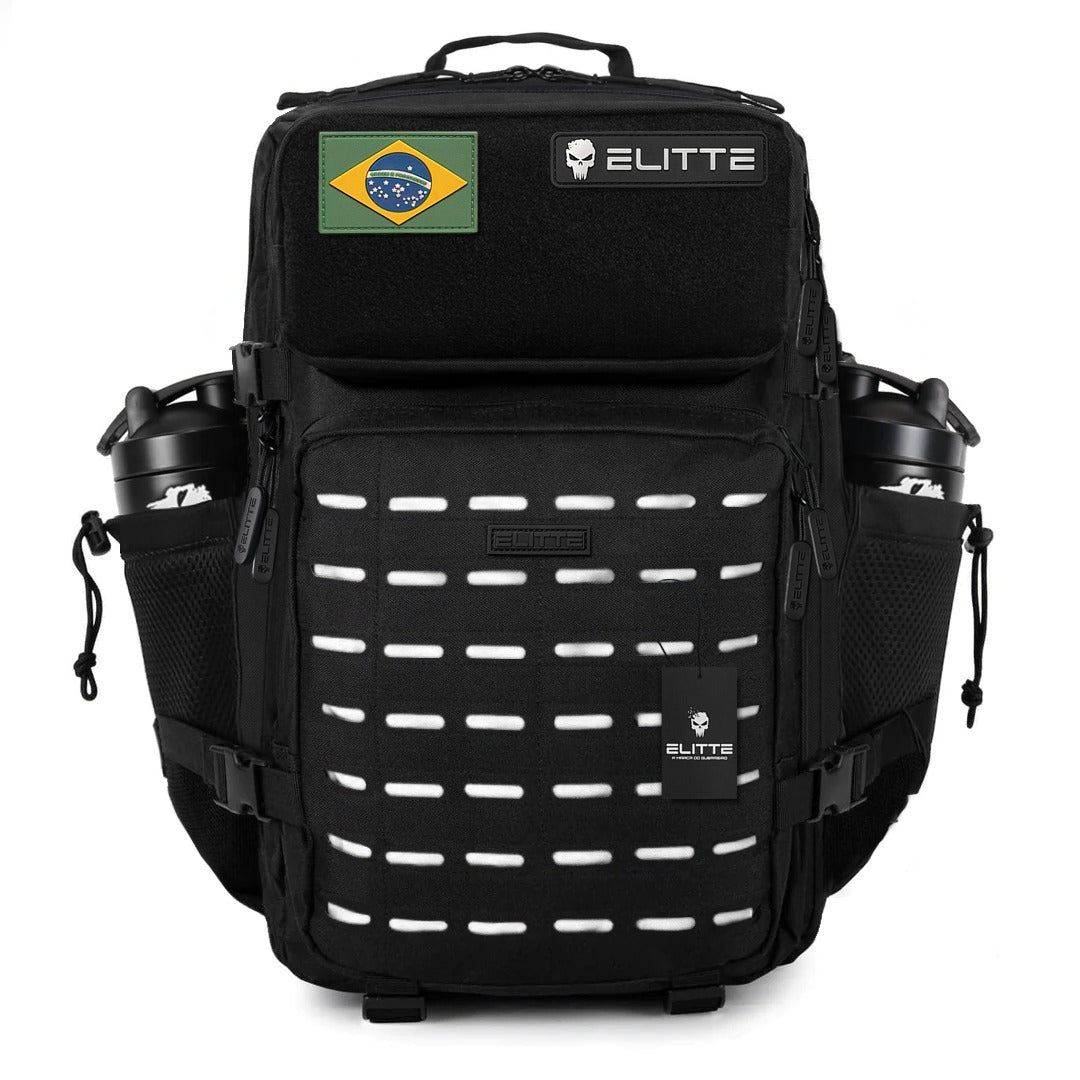 Mochila Elitte Outdoor (50L) - Branca/Preta