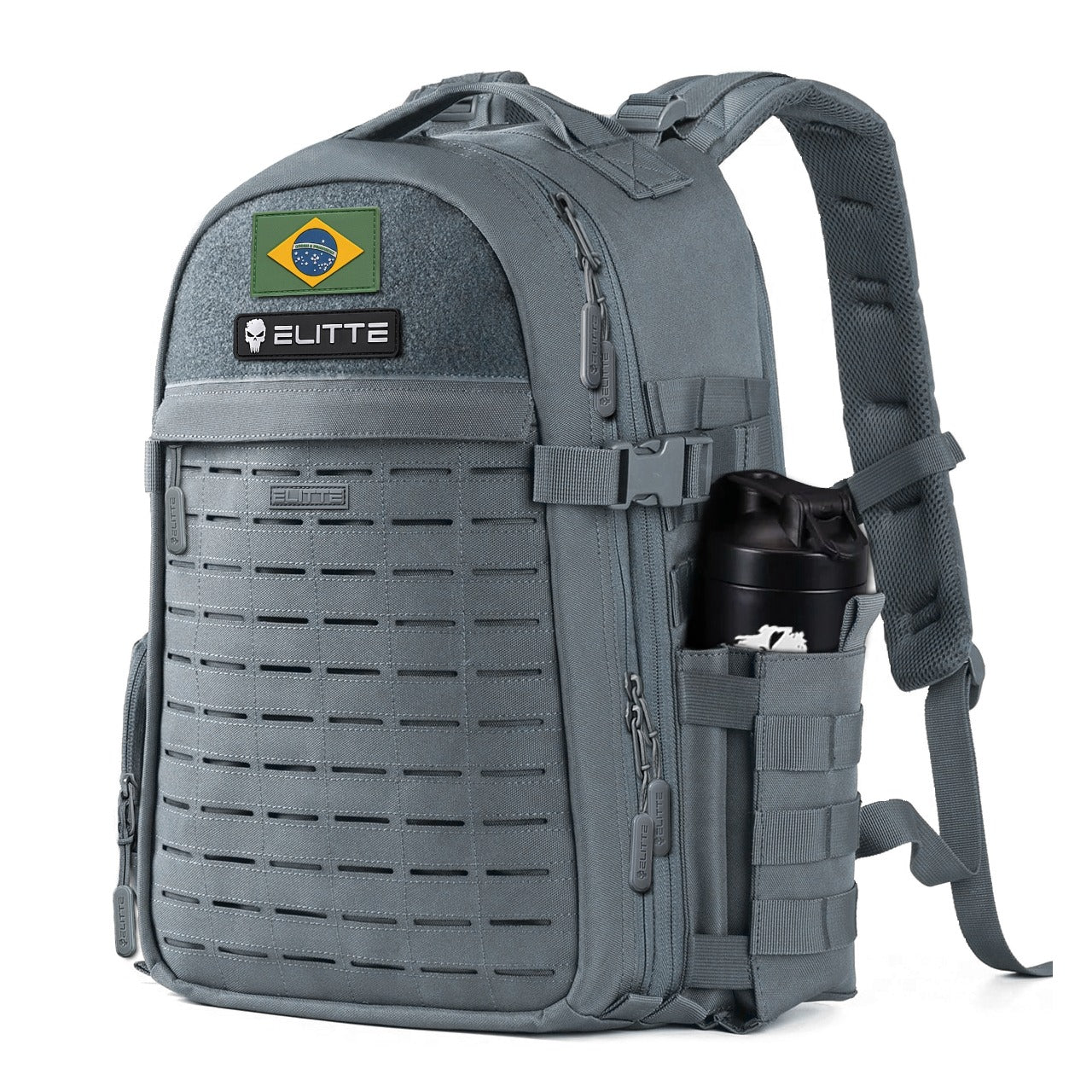 Mochila Elitte Falcon (40L) - Cinza Shark