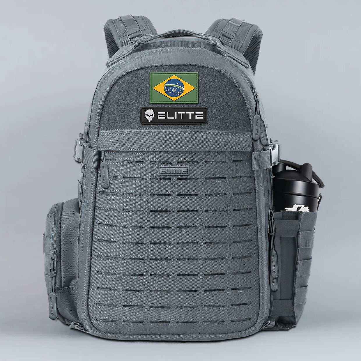 Mochila Elitte Falcon (40L) - Cinza Shark