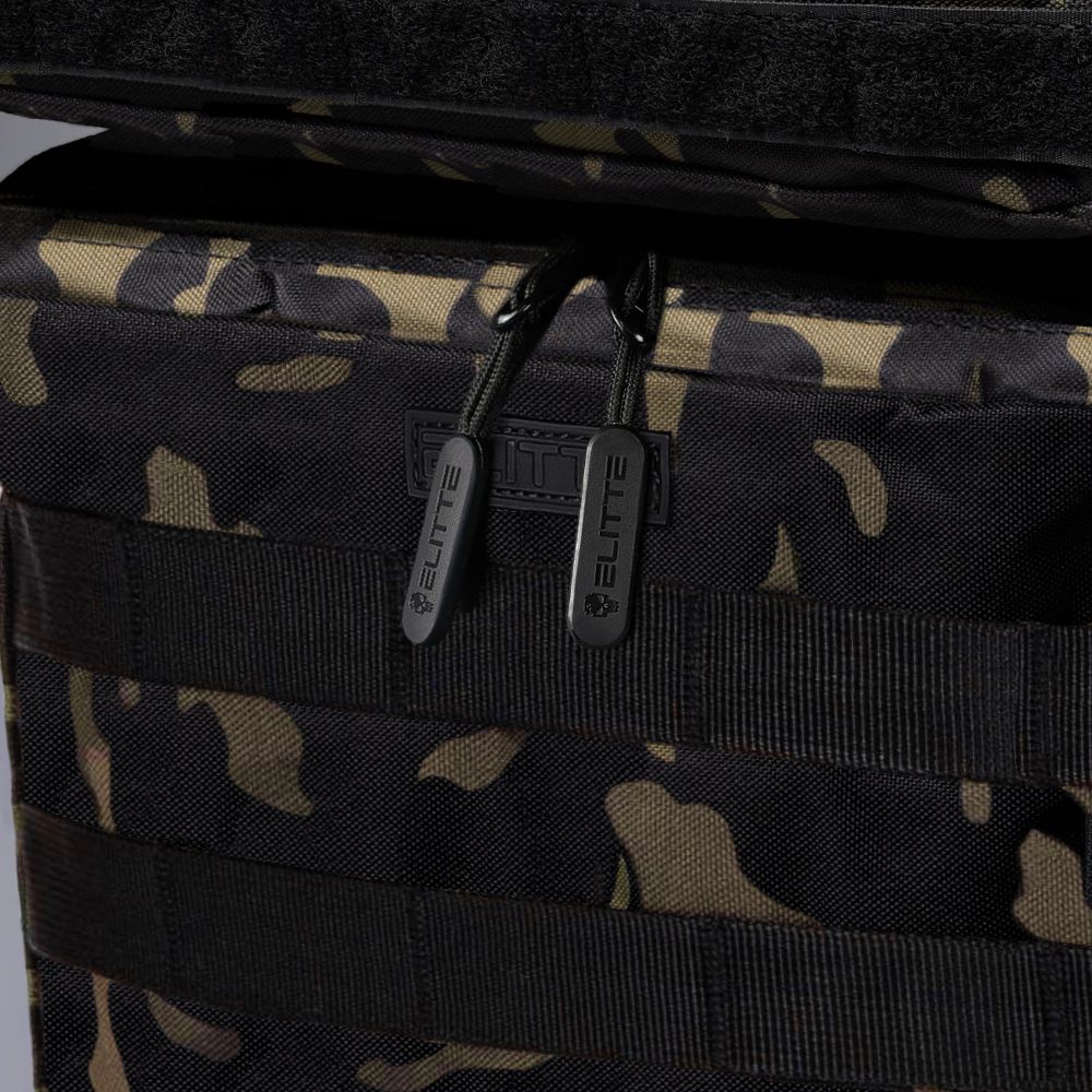 Mochila Elitte Combat (50L) - Preta Camuflada
