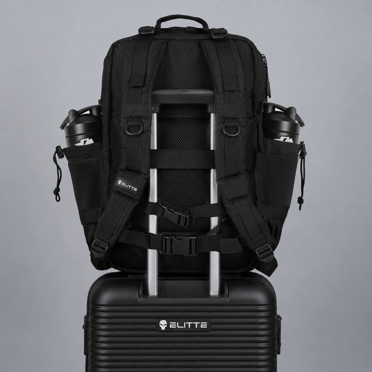 Mochila Elitte Outdoor (50L) - Branca/Preta