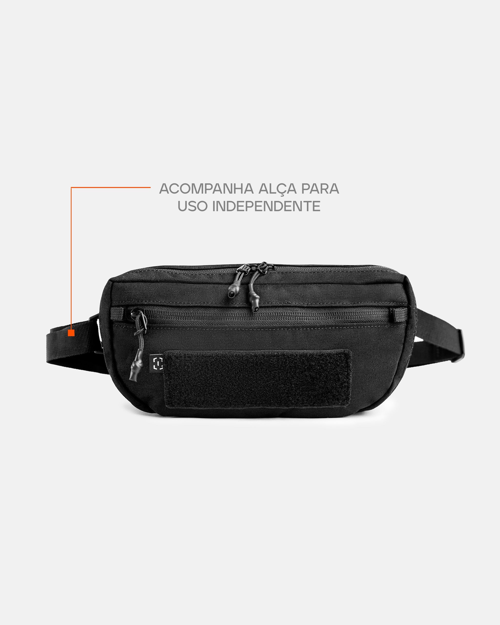 Bolso Modular Pochete para Plate Carrier Ares - Preto