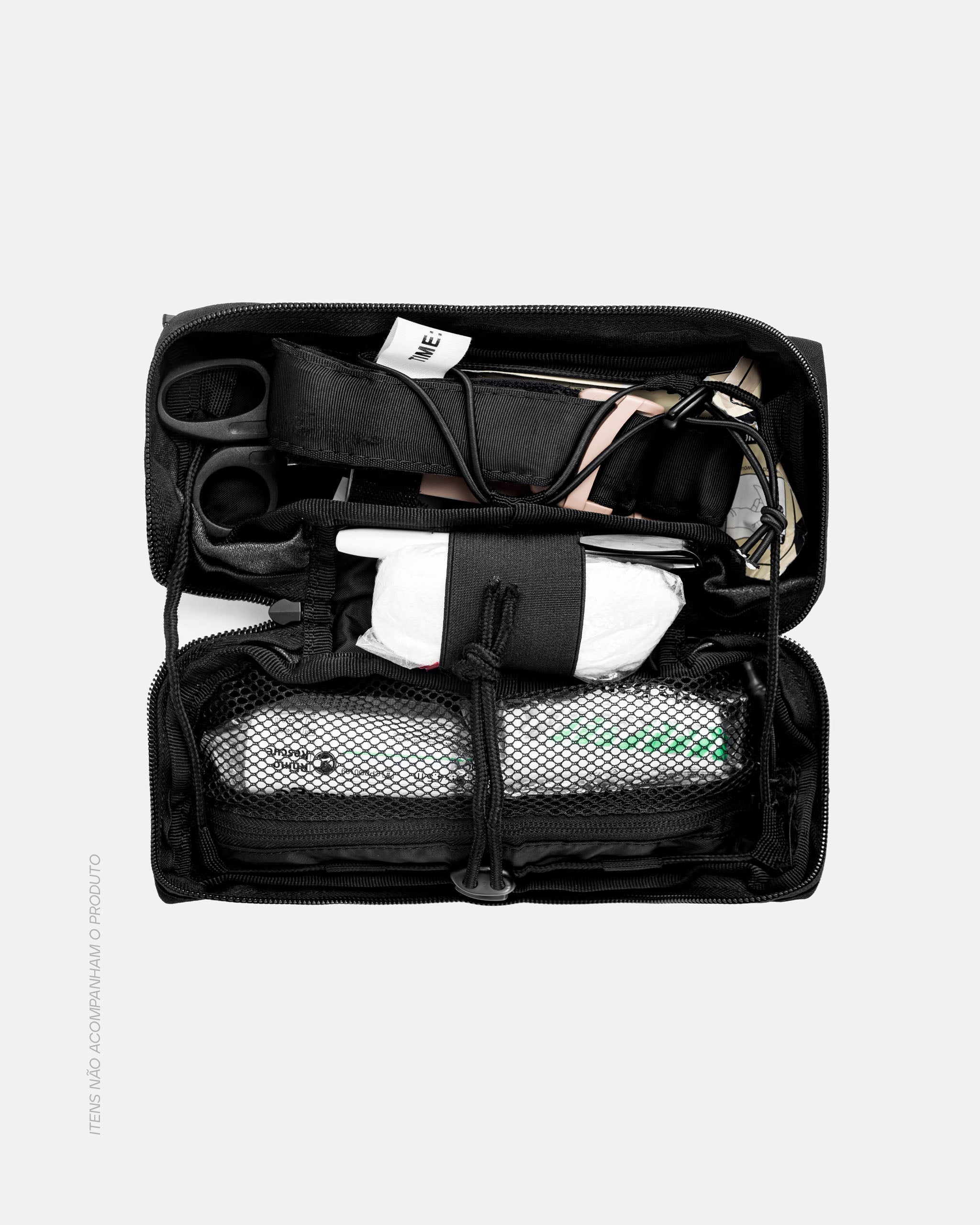 Bolso Modular Pochete para Plate Carrier Ares - Preto