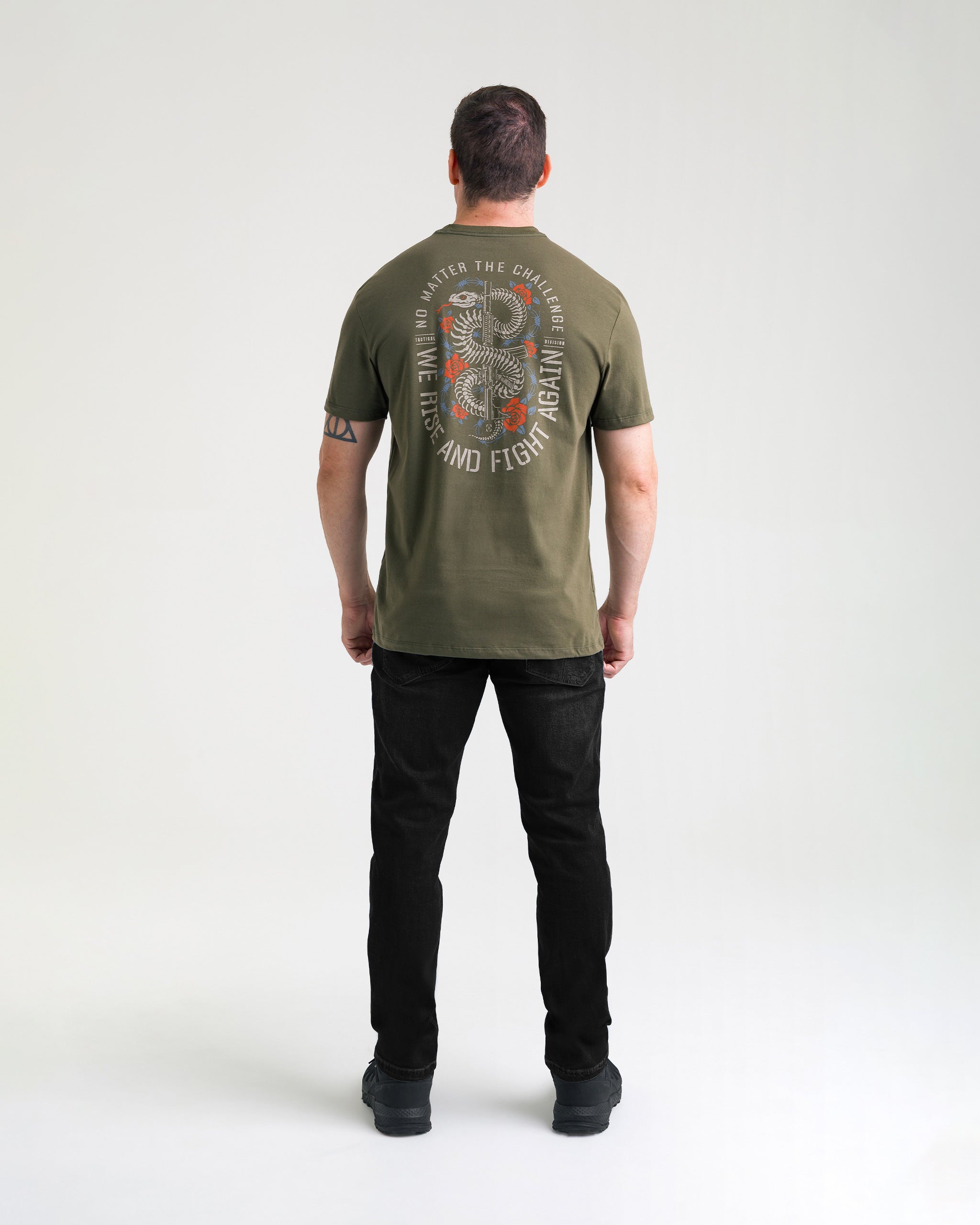 Camiseta Concept Snake Bones Masculina - Verde