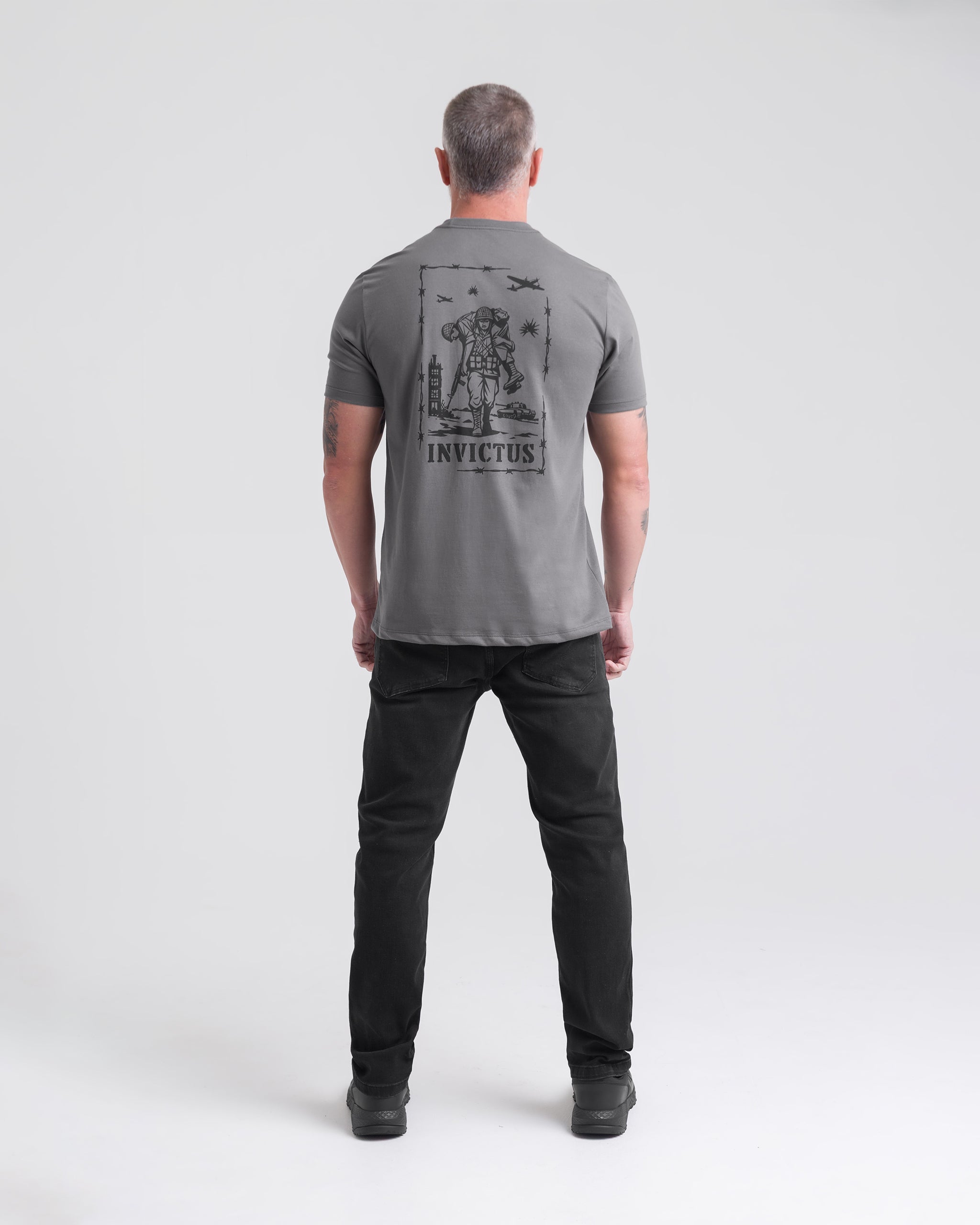 Camiseta Concept Brotherhood 10 Anos - Chumbo