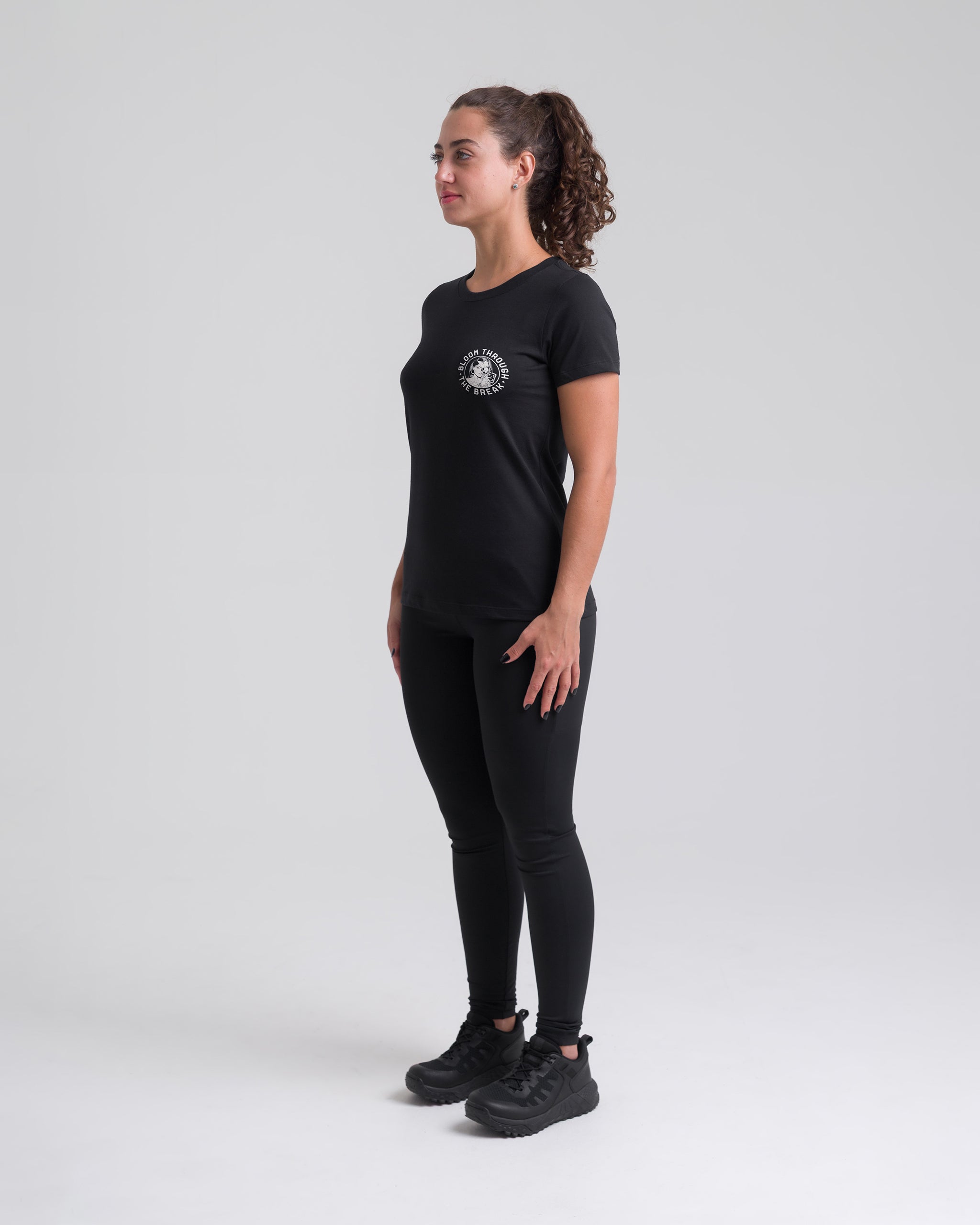 Camiseta Concept Bloom Feminina - Preta