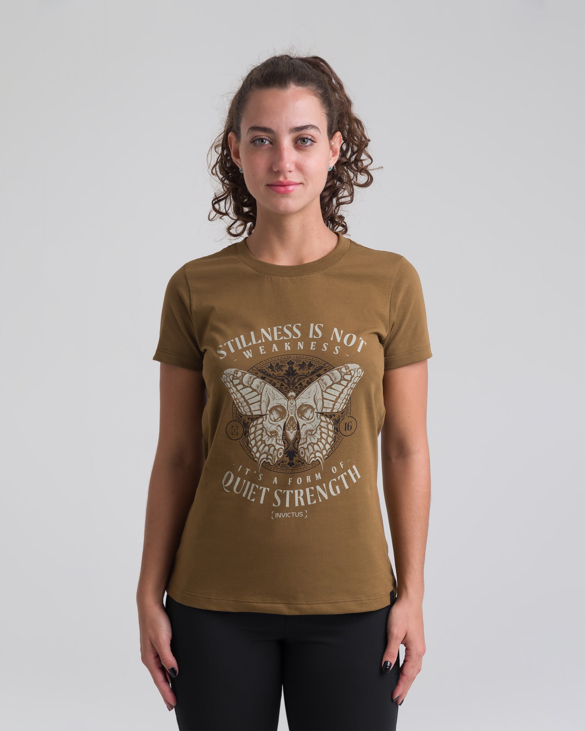 Camiseta Concept Stillness Feminina - Marrom