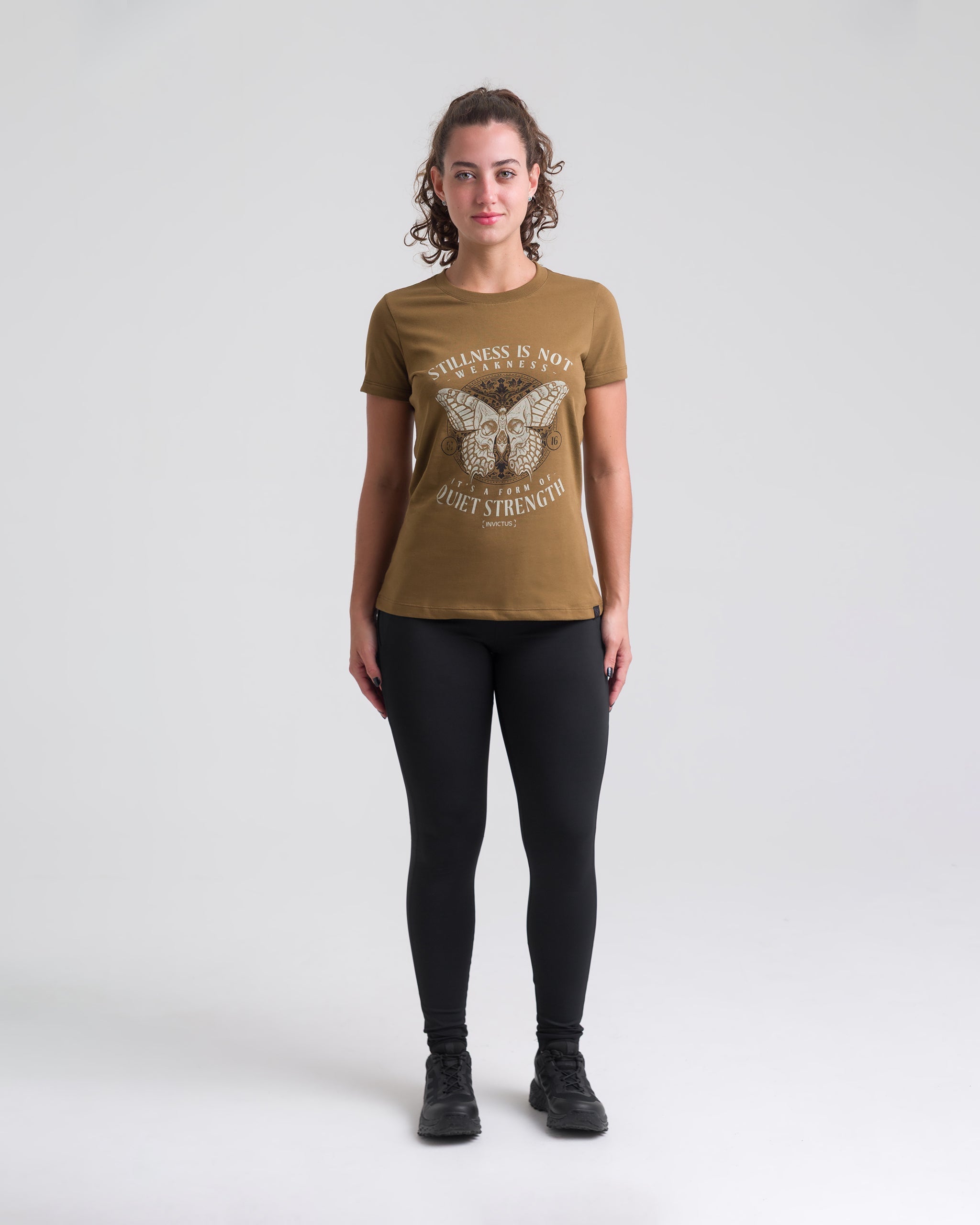 Camiseta Concept Stillness Feminina - Marrom