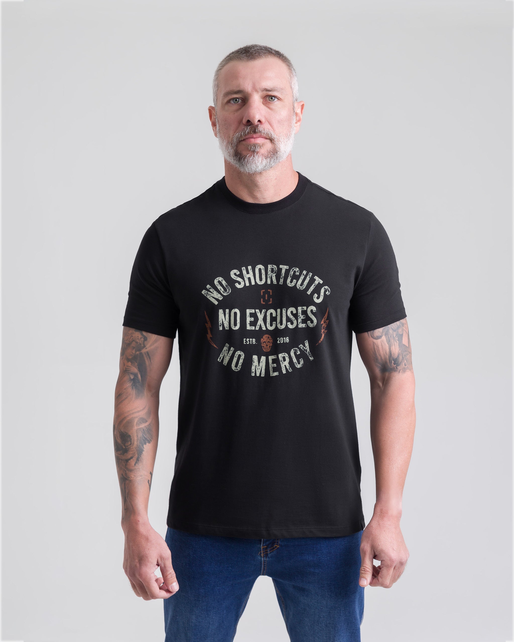 Camiseta Concept No Shortcuts Masculina - Preta