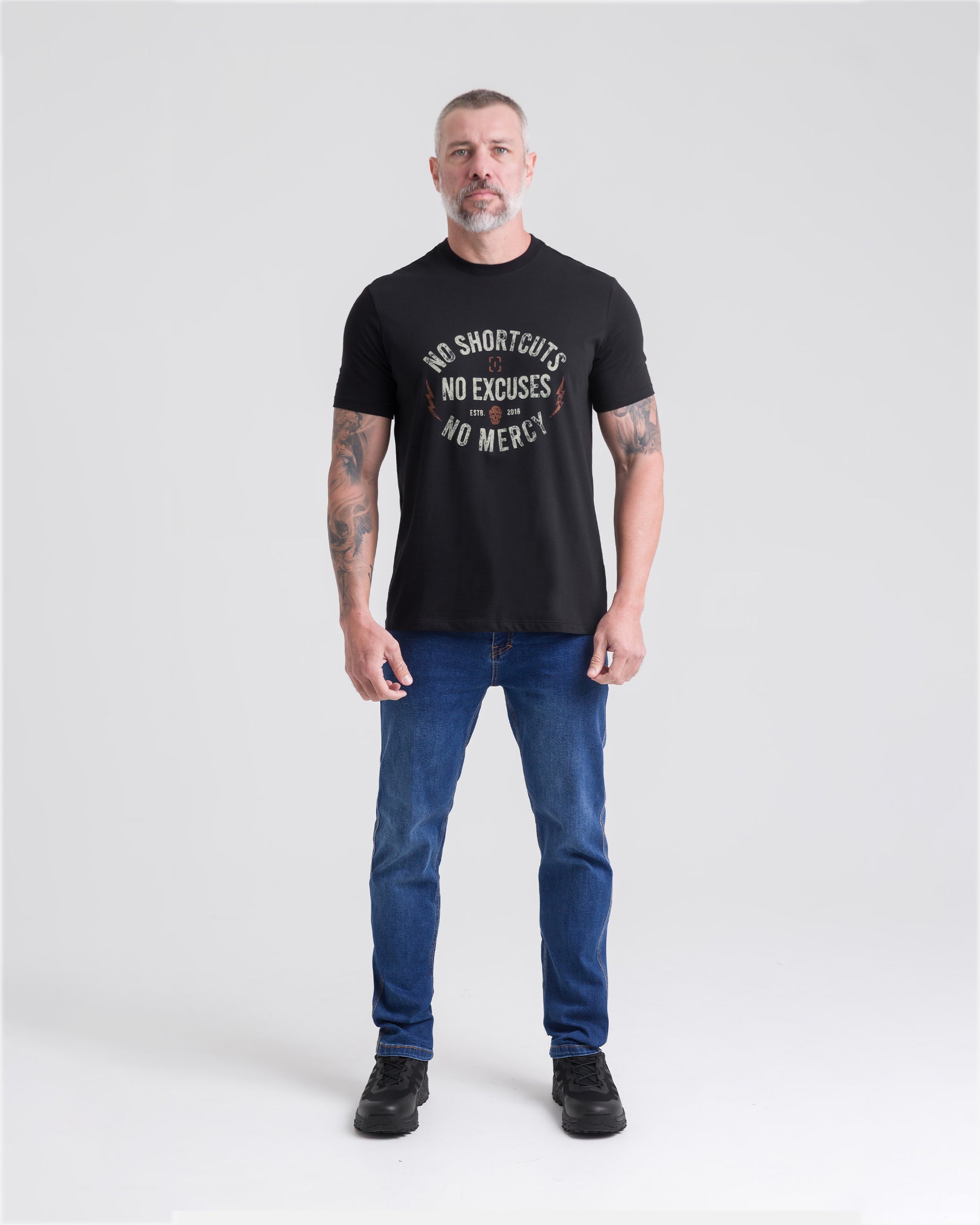 Camiseta Concept No Shortcuts Masculina - Preta