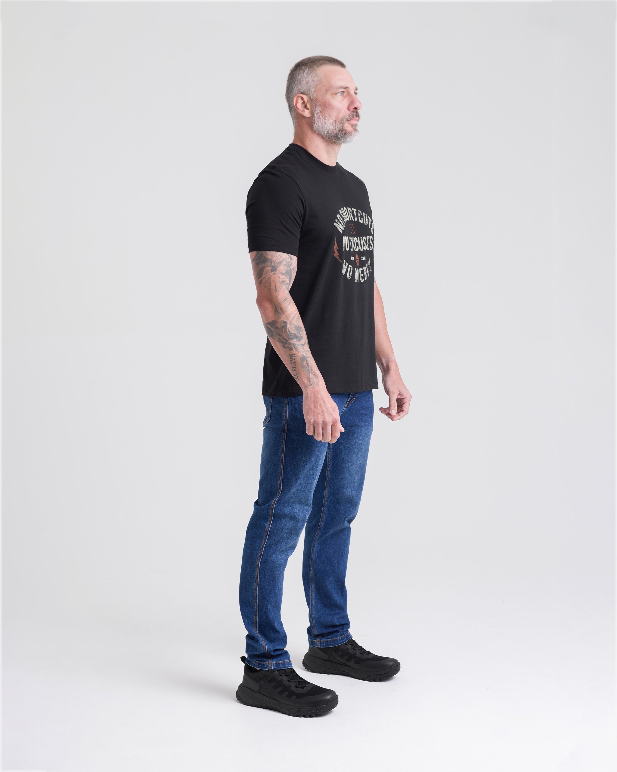 Camiseta Concept No Shortcuts Masculina - Preta