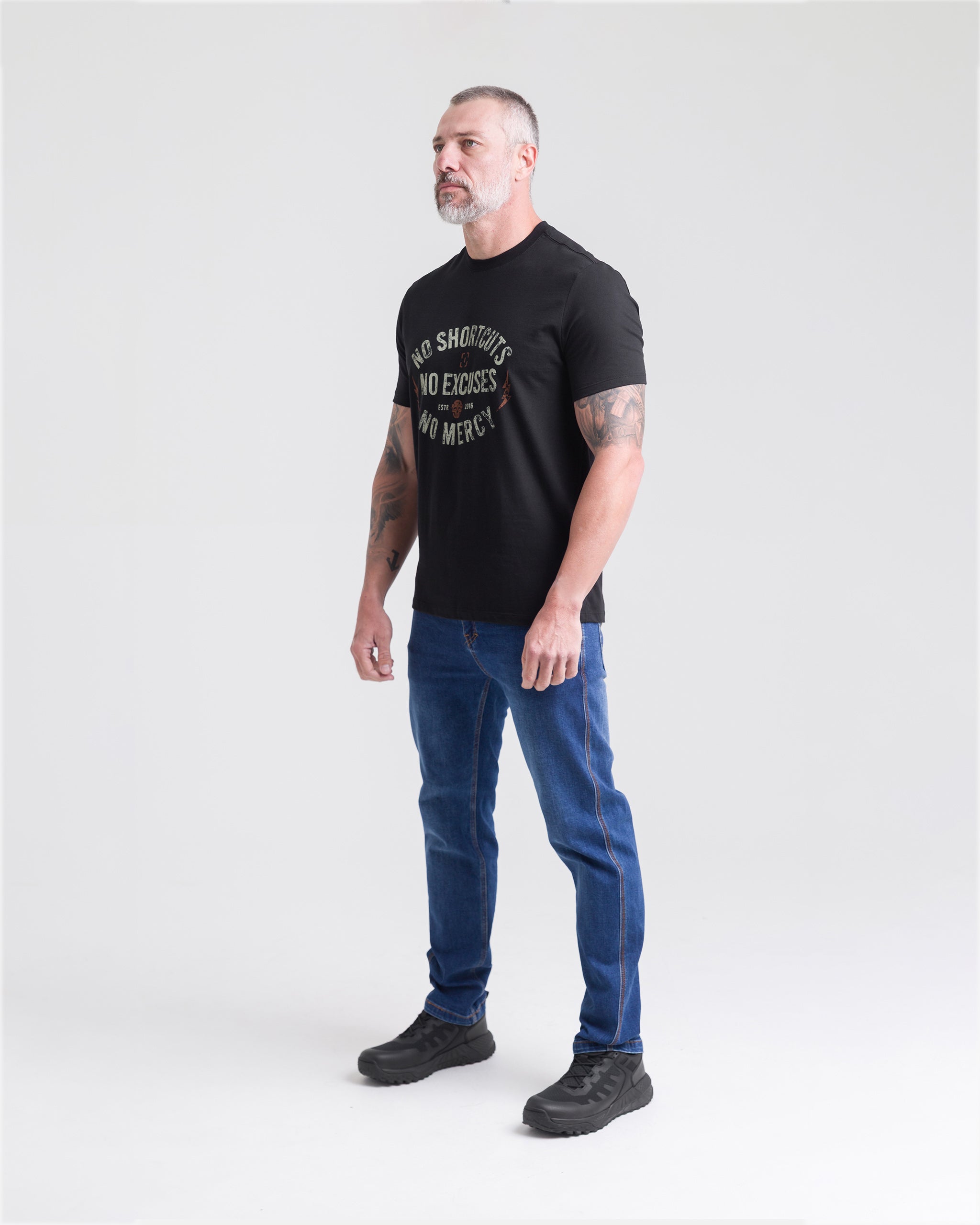 Camiseta Concept No Shortcuts Masculina - Preta